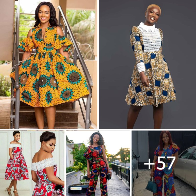 Ankara Styles 2024 : Latest Stunning Gown Styles For Ladies.