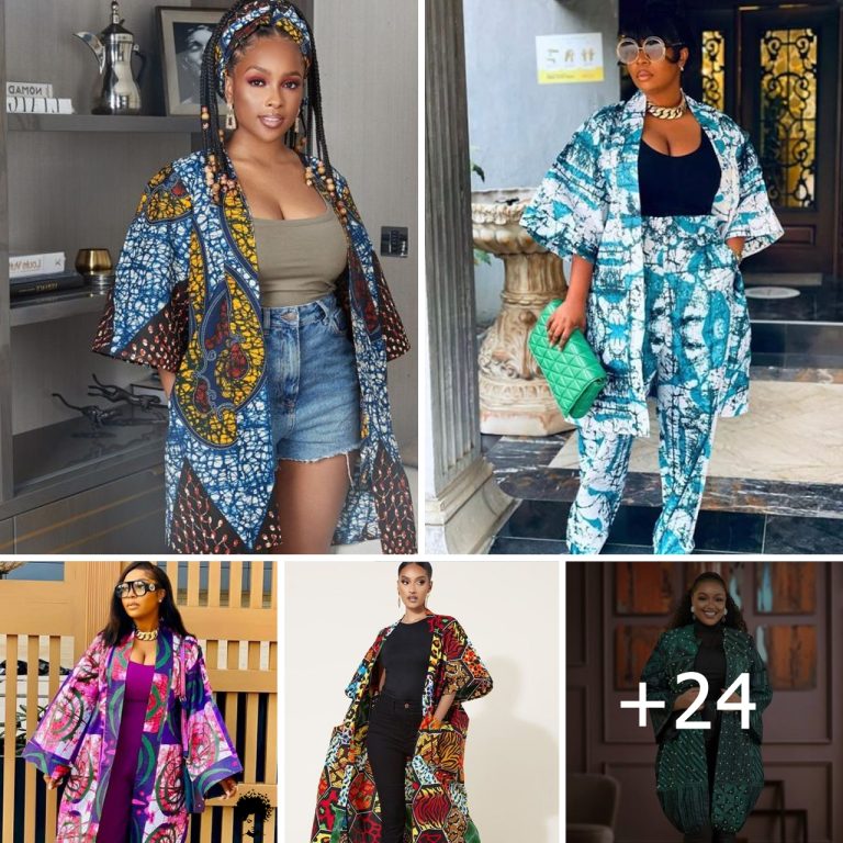 Discover The Ankara Bubu Kaftan Styled Flowy Kimono Jackets
