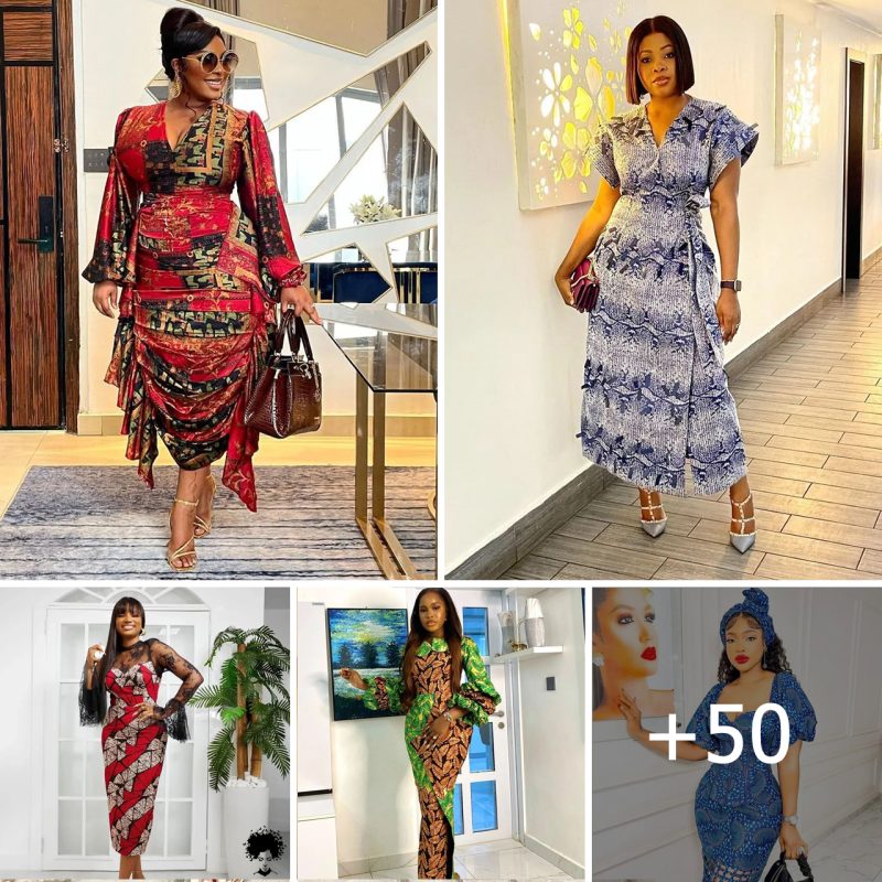 [GALLERY] –  Ankara Designs For Gowns To Wear This Year