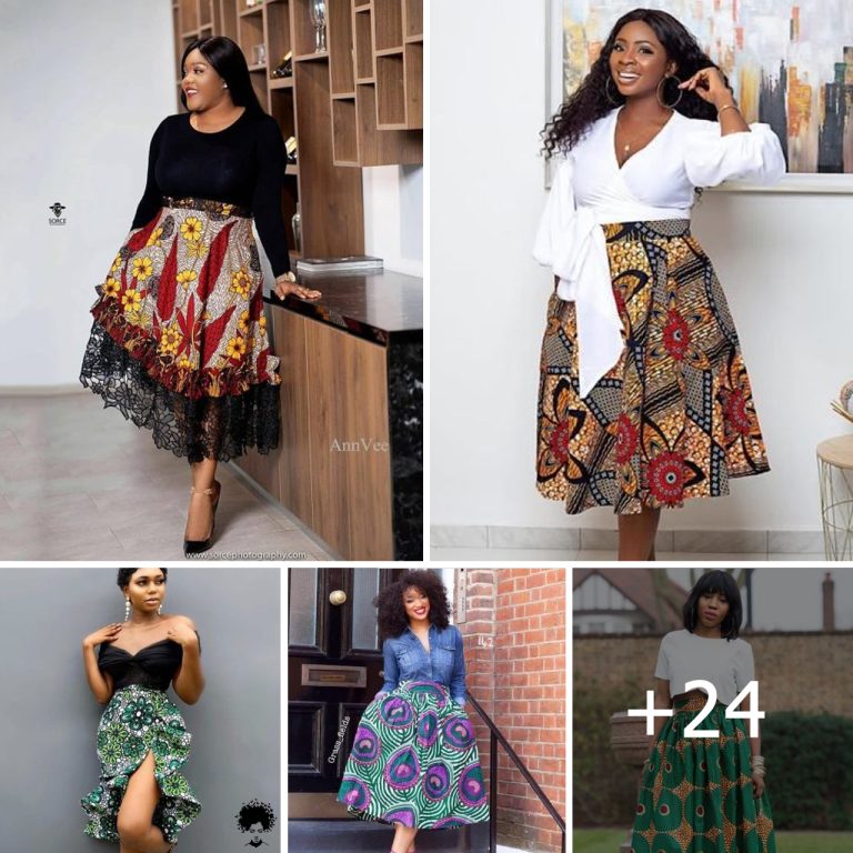 Gorgeous Ankara Skirt Fabric And Top Combinations For Outdoor Activities