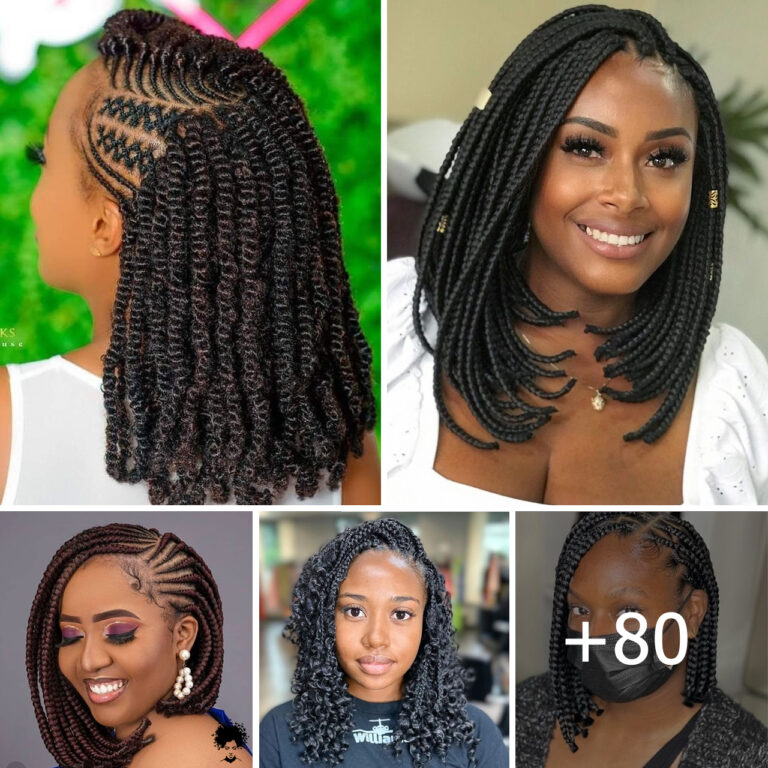 Short Braids Hairstyles For Ladies