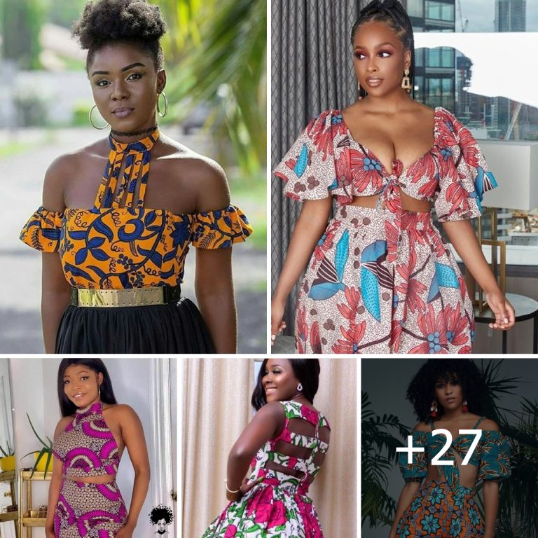 Take The Center Stage With Colorful Ankara Cut-Out Dresses