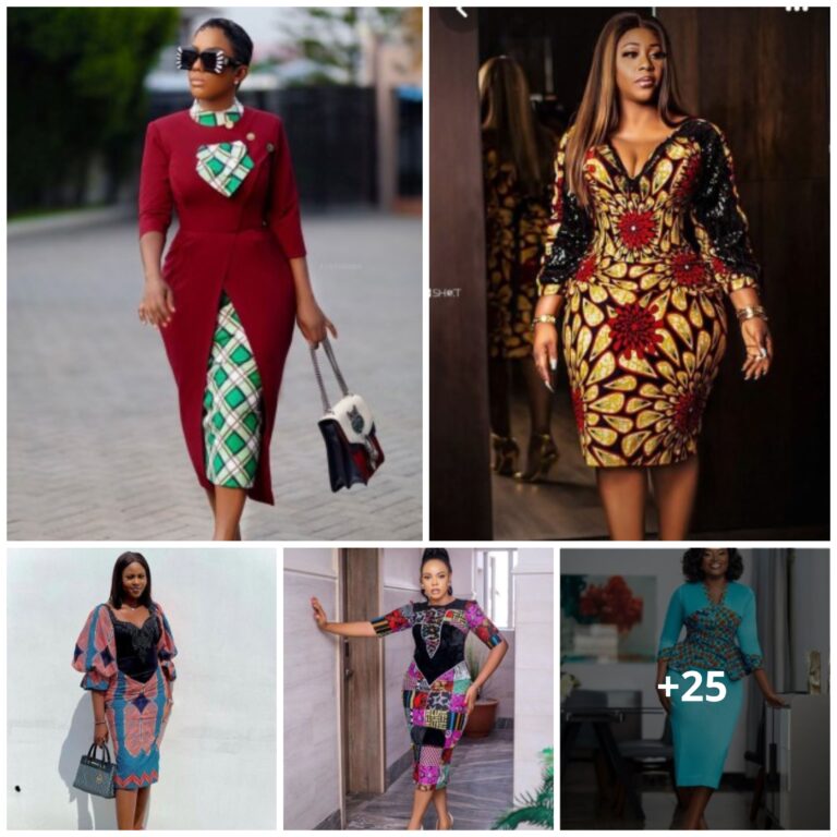 Corporate ankara styles for stylish working African women.
