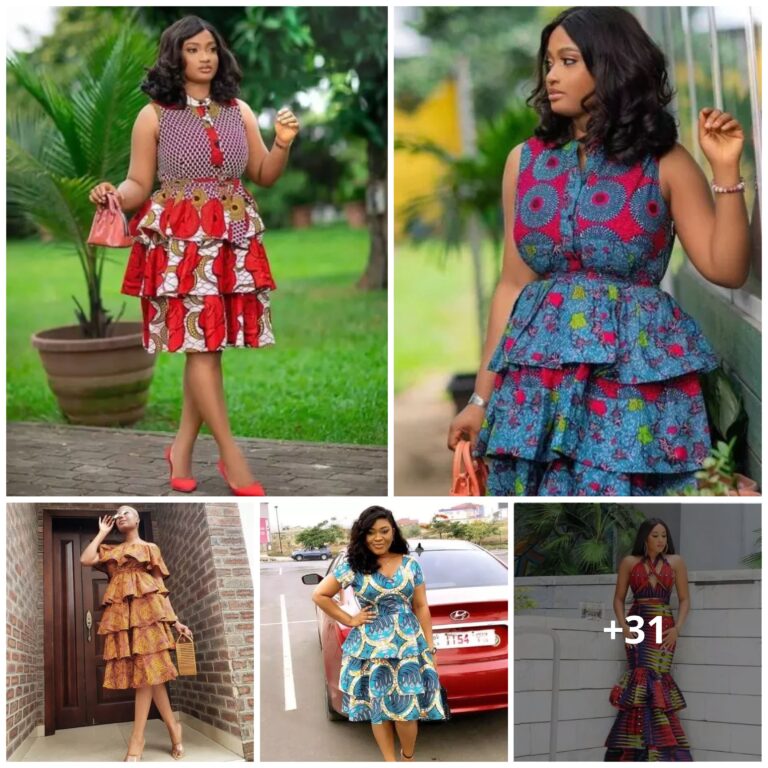 Trending Tiered Ankara Dress Styles That Will Turn Heads