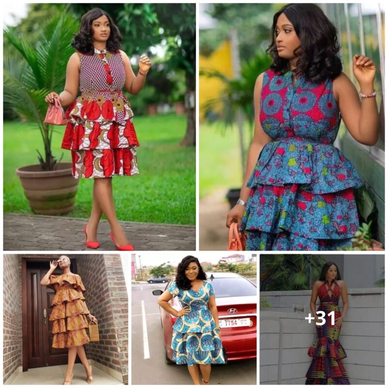Trending Tiered Ankara Dress Styles That Will Turn Heads