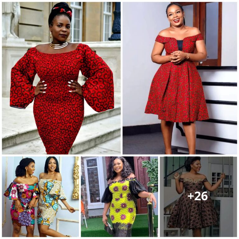 Trendy and Chic Ankara Off Shoulder Styles for Weekend Slay